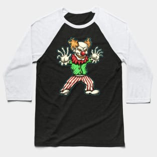 Scary Clown Baseball T-Shirt